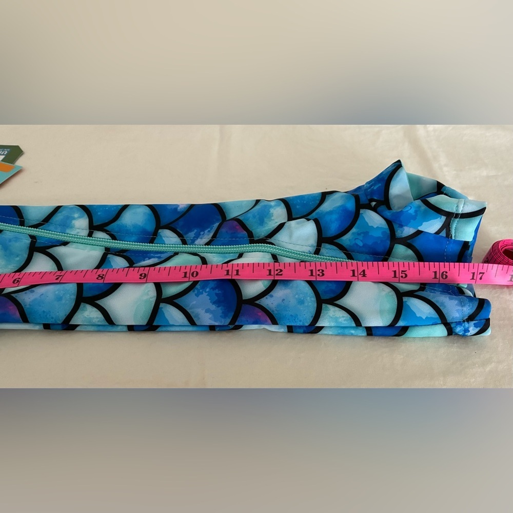 NWT Umelok Kid’s Mermaid Scale Pattern Full-Zip Swim Wear UPF 50+; Size 0-3 mo - Picture 9 of 9